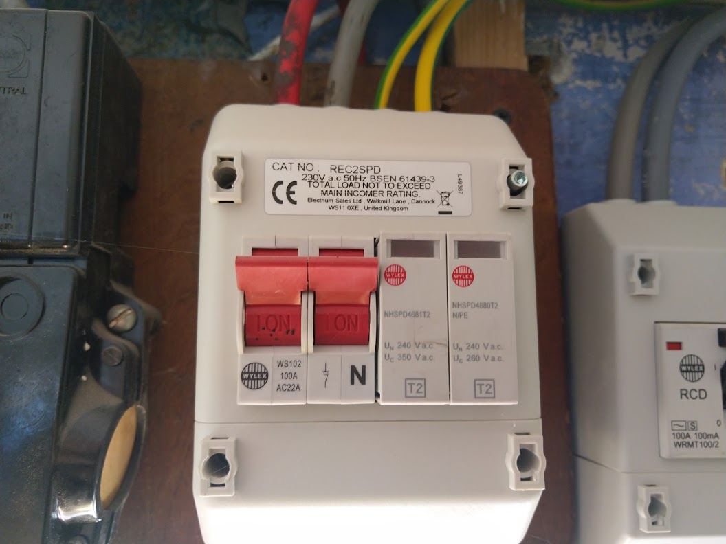 Surge Protection Device installed by The Resistance